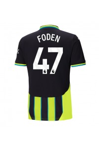 Manchester City Phil Foden #47 Voetbaltruitje Uit tenue 2024-25 Korte Mouw